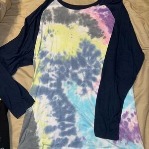 George Tie-Dye Long Sleeve Sleepshirt